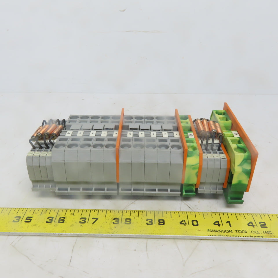 Wago 284, 283 & 280 Din Rail Terminal Block Strip Assembly