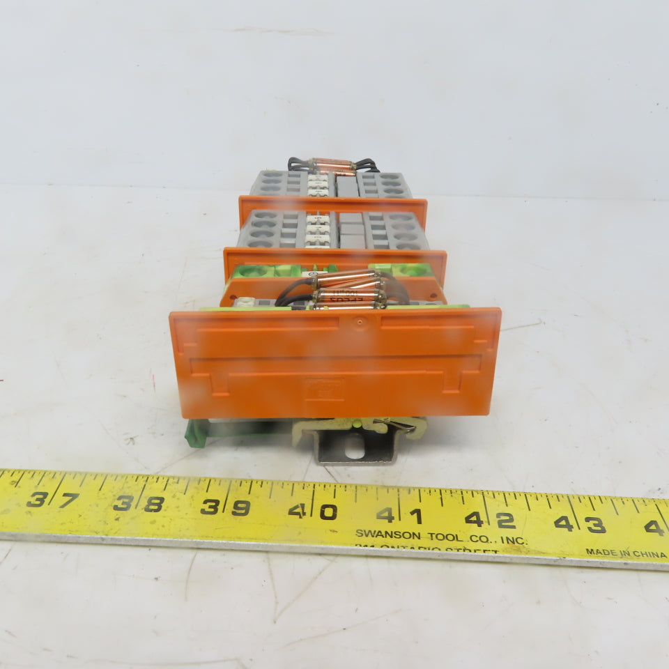 Wago 284, 283 & 280 Din Rail Terminal Block Strip Assembly