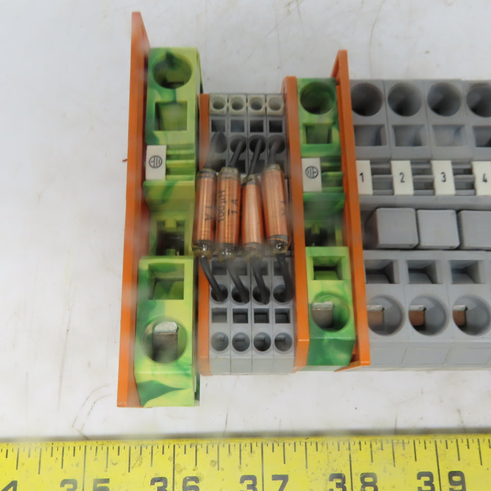 Wago 284, 283 & 280 Din Rail Terminal Block Strip Assembly