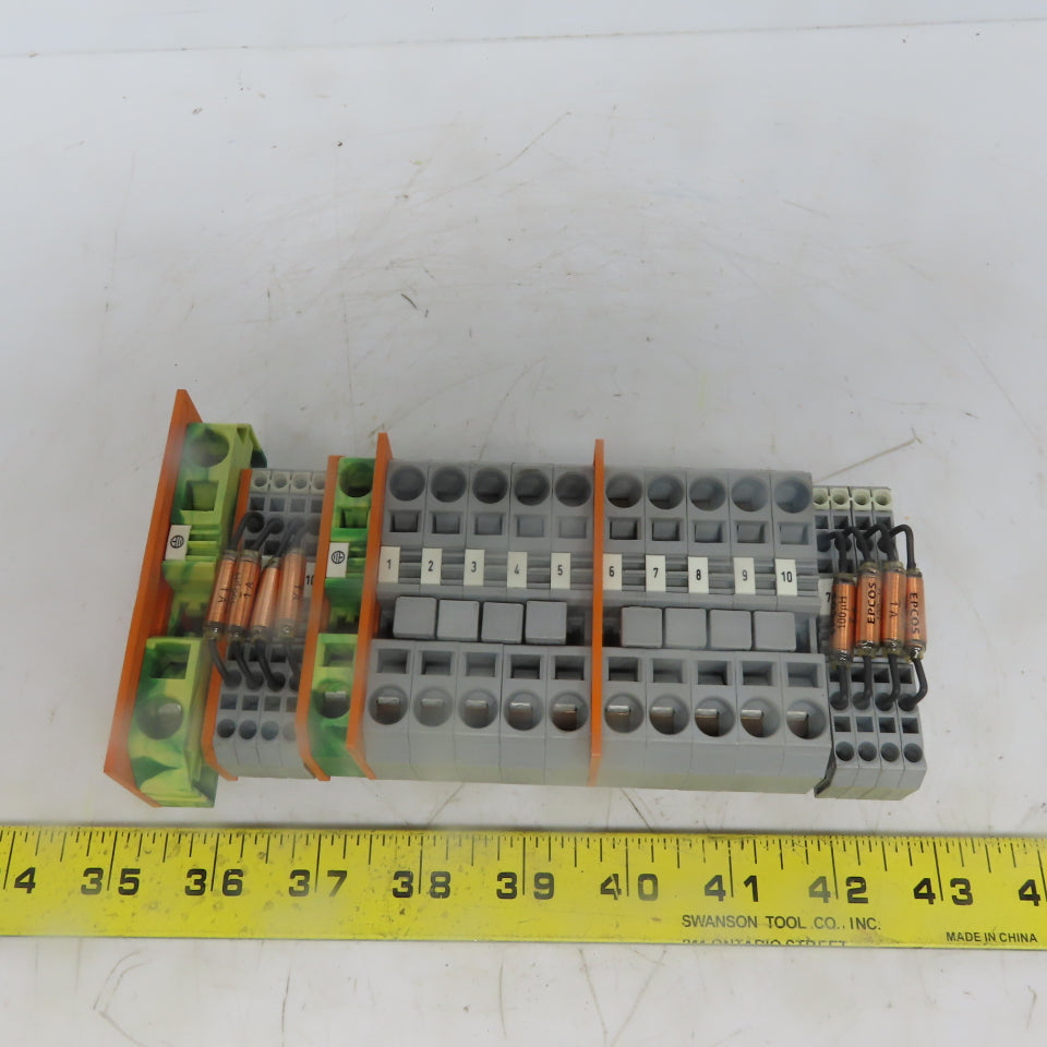 Wago 284, 283 & 280 Din Rail Terminal Block Strip Assembly