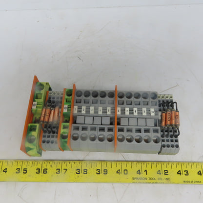 Wago 284, 283 & 280 Din Rail Terminal Block Strip Assembly