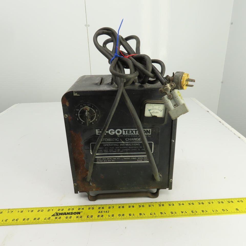 Textron E-Z-Go 36V 25A Golf Cart Battery Charger 115V Input