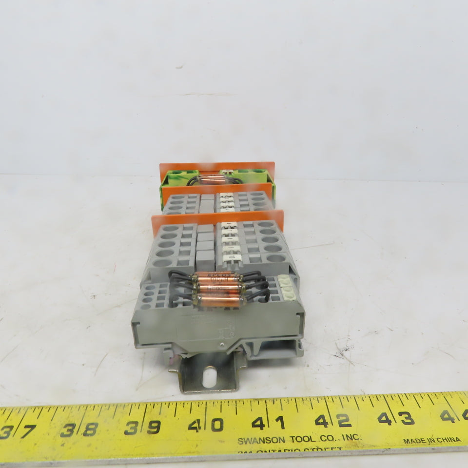 Wago 284, 283 & 280 Din Rail Terminal Block Strip Assembly