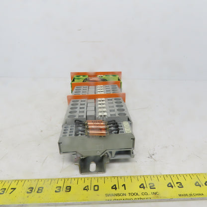 Wago 284, 283 & 280 Din Rail Terminal Block Strip Assembly