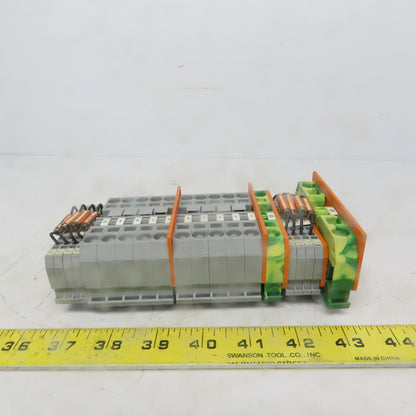 Wago 284, 283 & 280 Din Rail Terminal Block Strip Assembly
