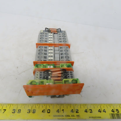 Wago 284, 283 & 280 Din Rail Terminal Block Strip Assembly