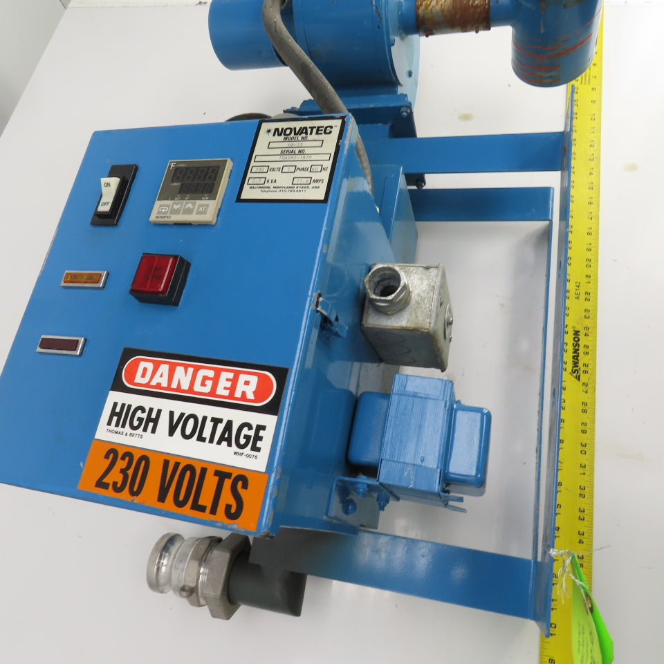 Novatec HB-25 Material Unloader For Desiccant Dryer 25LB Per Hour 230V 1PH
