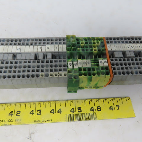 Wago <-- 280 & 281 Din Rail Terminal Block Strip Assembly 101 Blocks