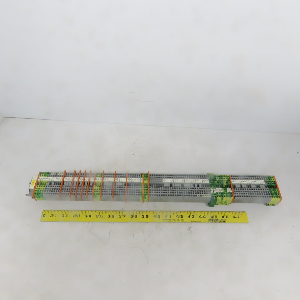 Wago <-- 280 & 281 Din Rail Terminal Block Strip Assembly 101 Blocks