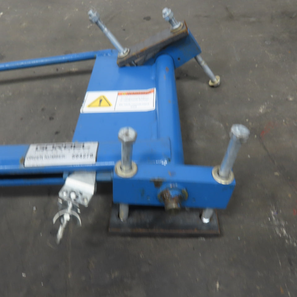 Gorbel 594278 8' Travel Post Mount Tool Balancer Over Arm Jib Crane 50Lbs.
