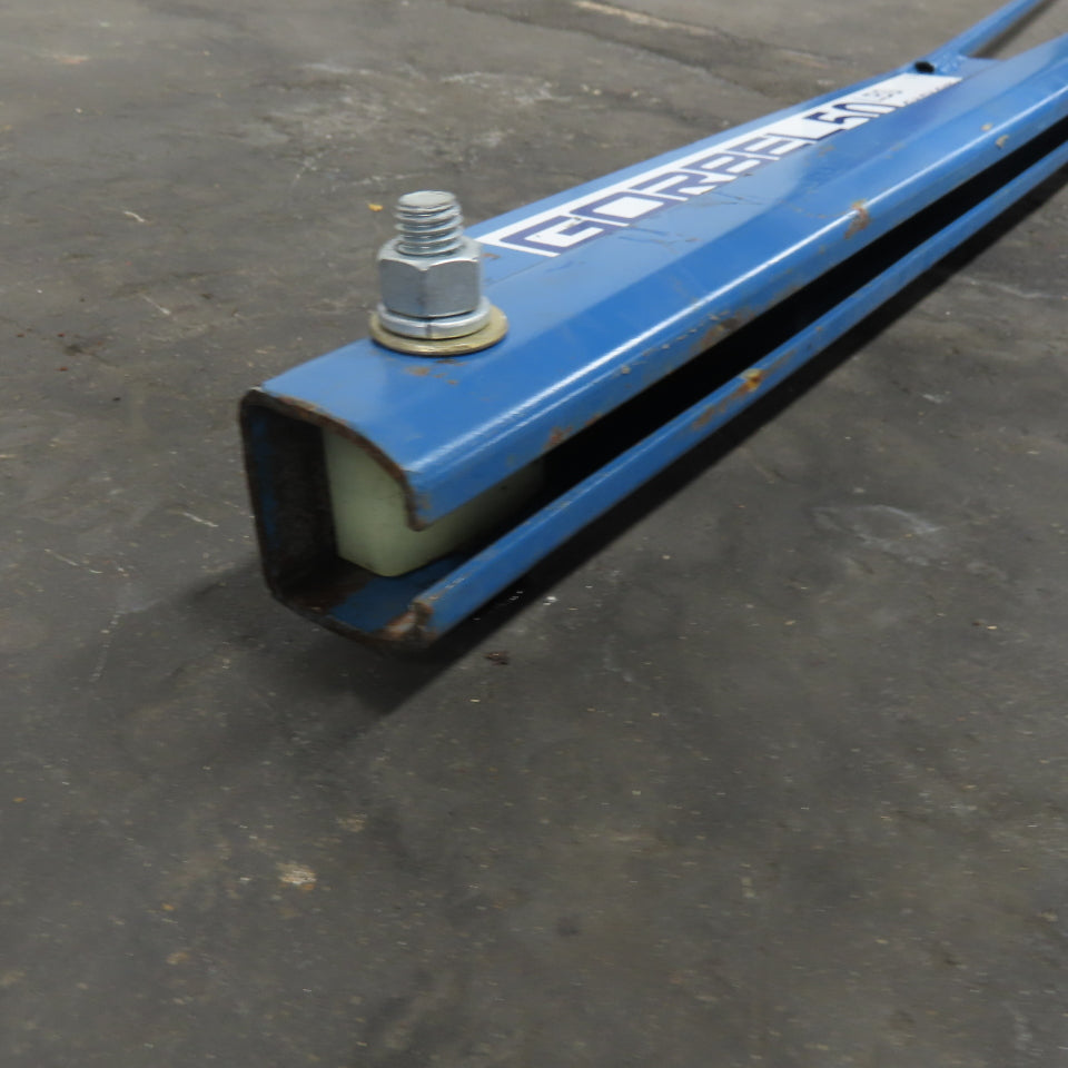Gorbel 594278 8' Travel Post Mount Tool Balancer Over Arm Jib Crane 50Lbs.