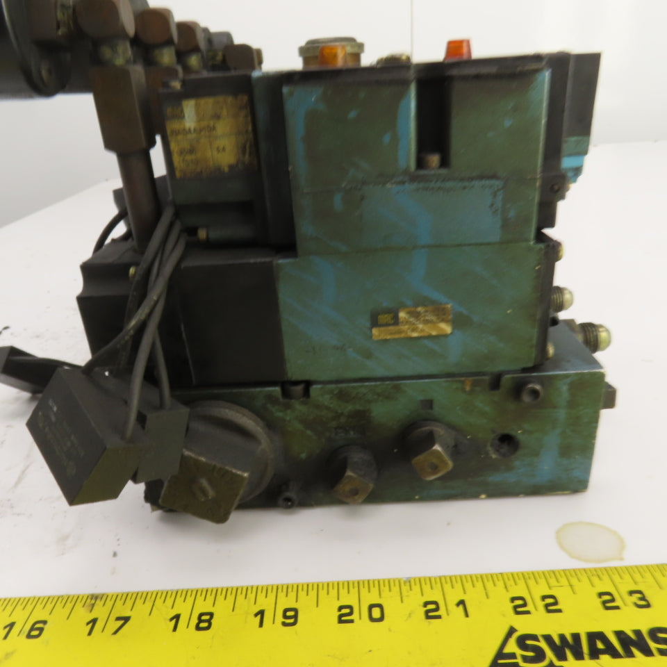 MAC 82A-EA-000-TM-DAAP-1DA 8-Valve Pneumatic Solenoid Valve Manifold Bank 120VAC