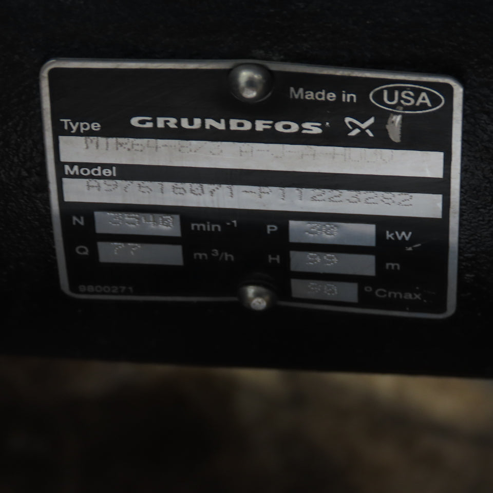 Grundfos MTR64-8/3 A-J-A-HUUV 30kW 210/420V Multistage Submersible Pump 339GPM