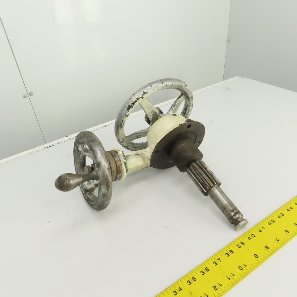Cleveland No. 1 Spindle Fine Feed & Hand Feed Assembly From Vertical Mill