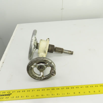 Cleveland No. 1 Spindle Fine Feed & Hand Feed Assembly From Vertical Mill