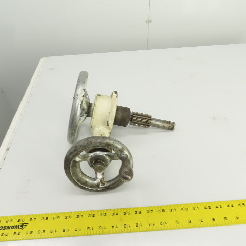 Cleveland No. 1 Spindle Fine Feed & Hand Feed Assembly From Vertical Mill