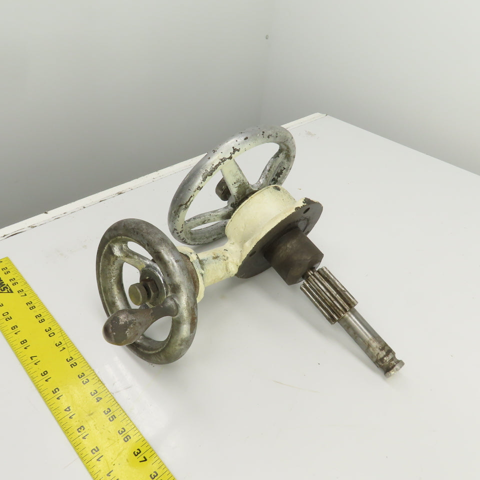 Cleveland No. 1 Spindle Fine Feed & Hand Feed Assembly From Vertical Mill