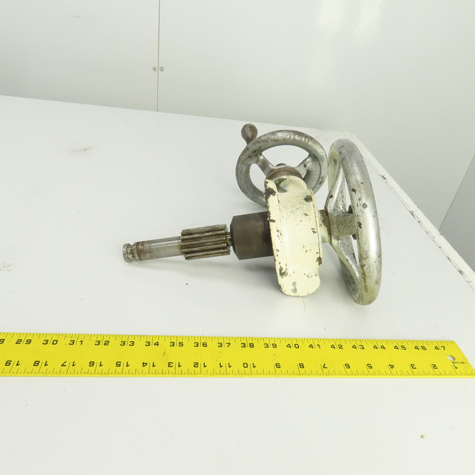 Cleveland No. 1 Spindle Fine Feed & Hand Feed Assembly From Vertical Mill