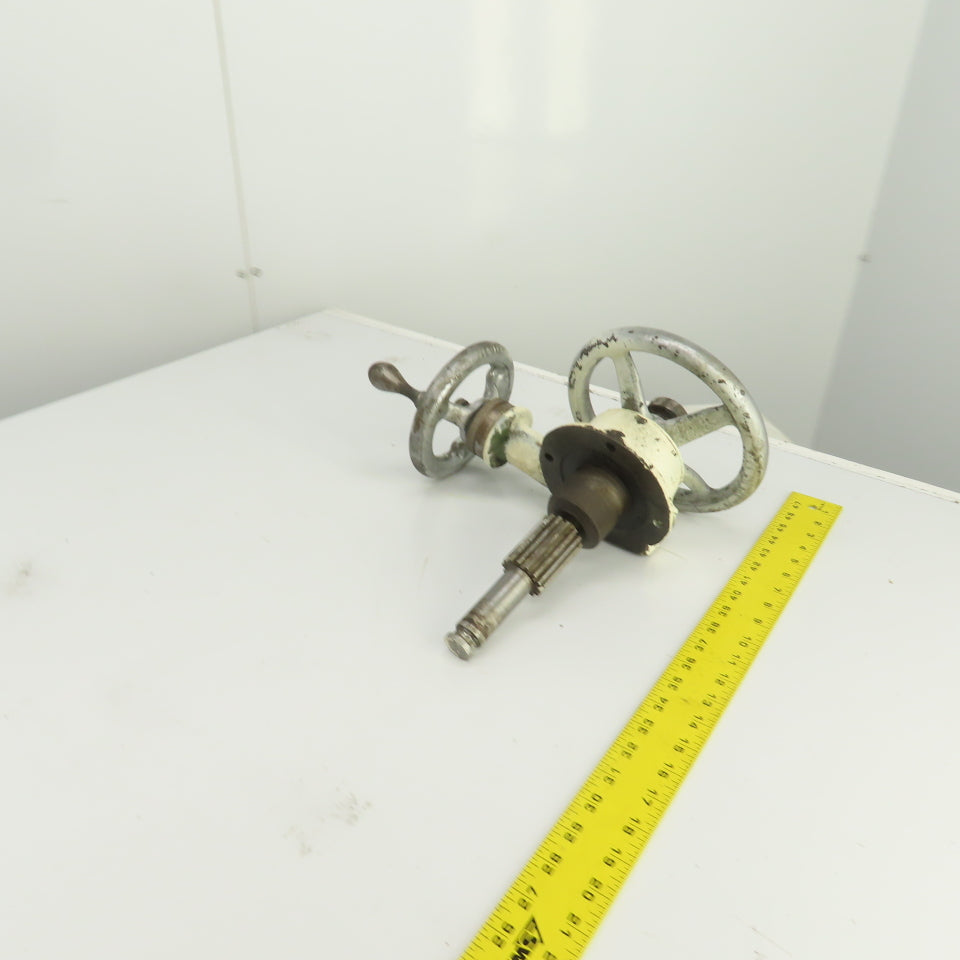 Cleveland No. 1 Spindle Fine Feed & Hand Feed Assembly From Vertical Mill