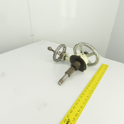 Cleveland No. 1 Spindle Fine Feed & Hand Feed Assembly From Vertical Mill
