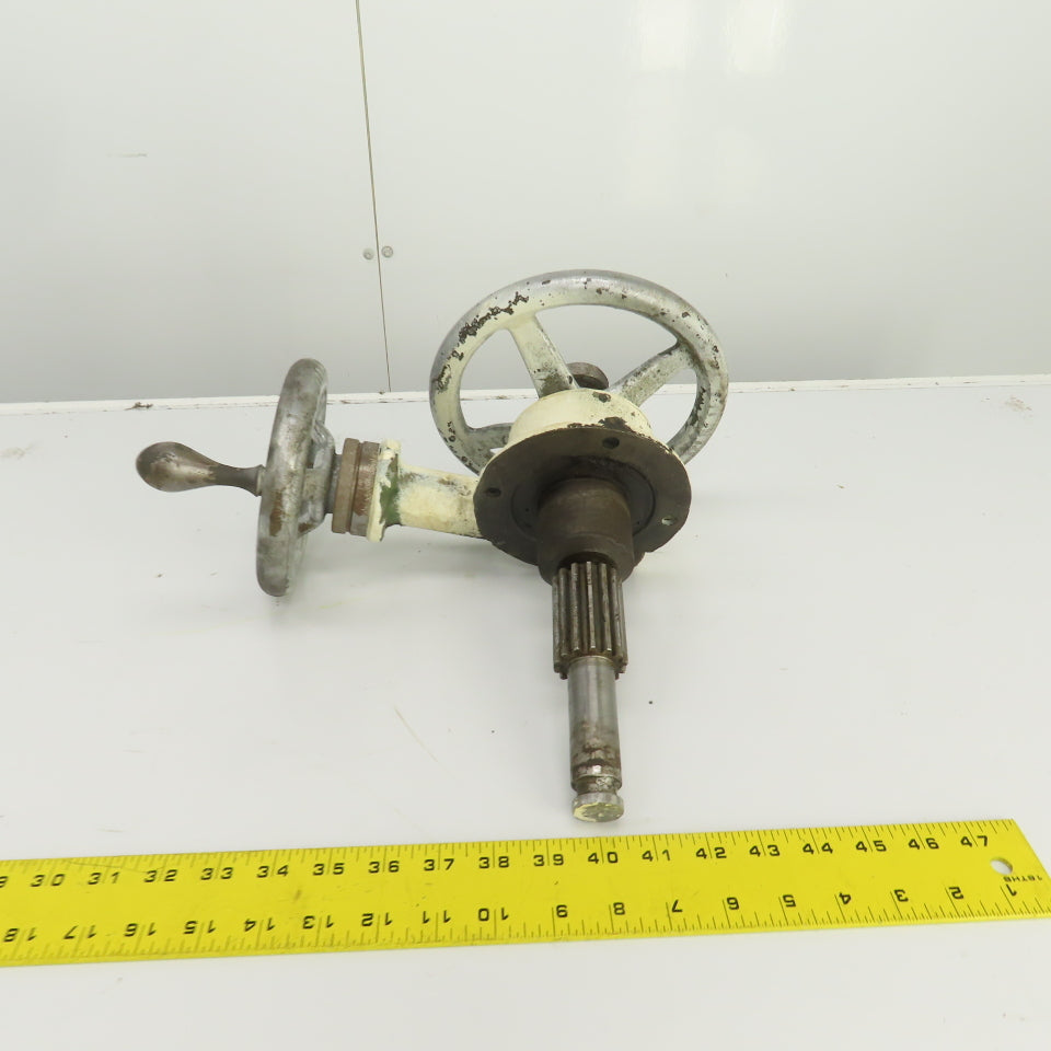 Cleveland No. 1 Spindle Fine Feed & Hand Feed Assembly From Vertical Mill