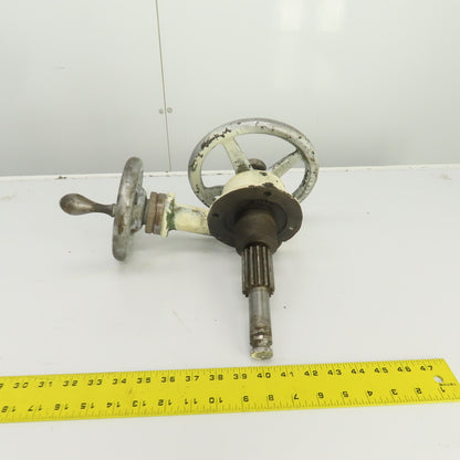 Cleveland No. 1 Spindle Fine Feed & Hand Feed Assembly From Vertical Mill