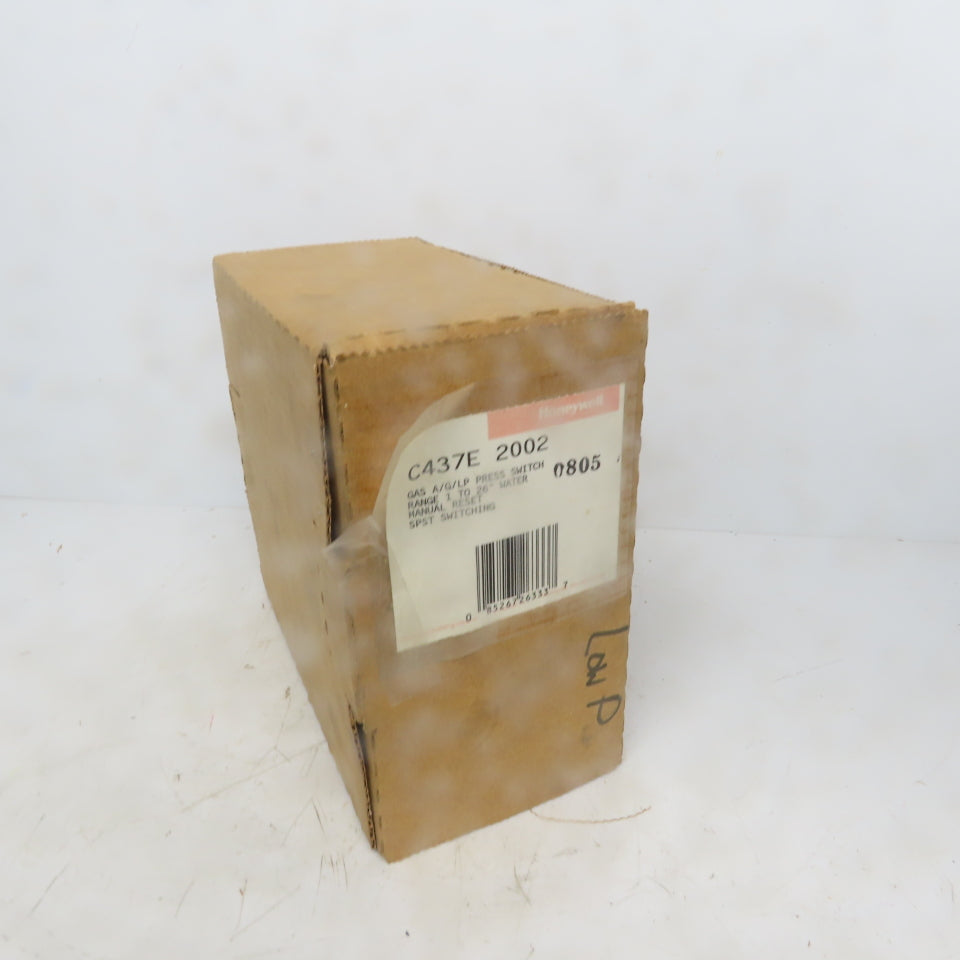 Honeywell C437E 2002 Gas A/G/LP Pressure Switch W/Manual Reset Part or Repair