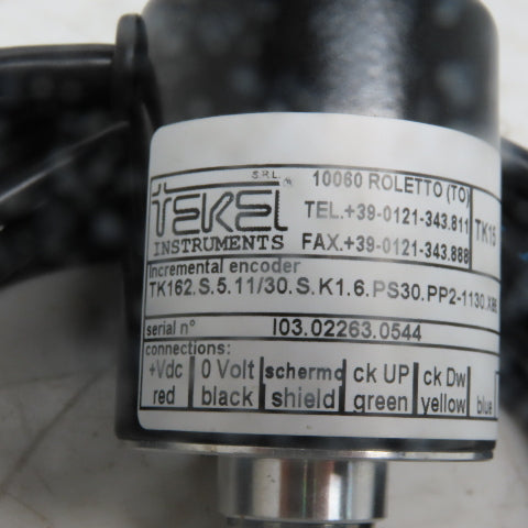 Tekel Instruments TK162.S50.11/30.S.K1.6.PS30.PP2.1130.X86 Incremental Encoder