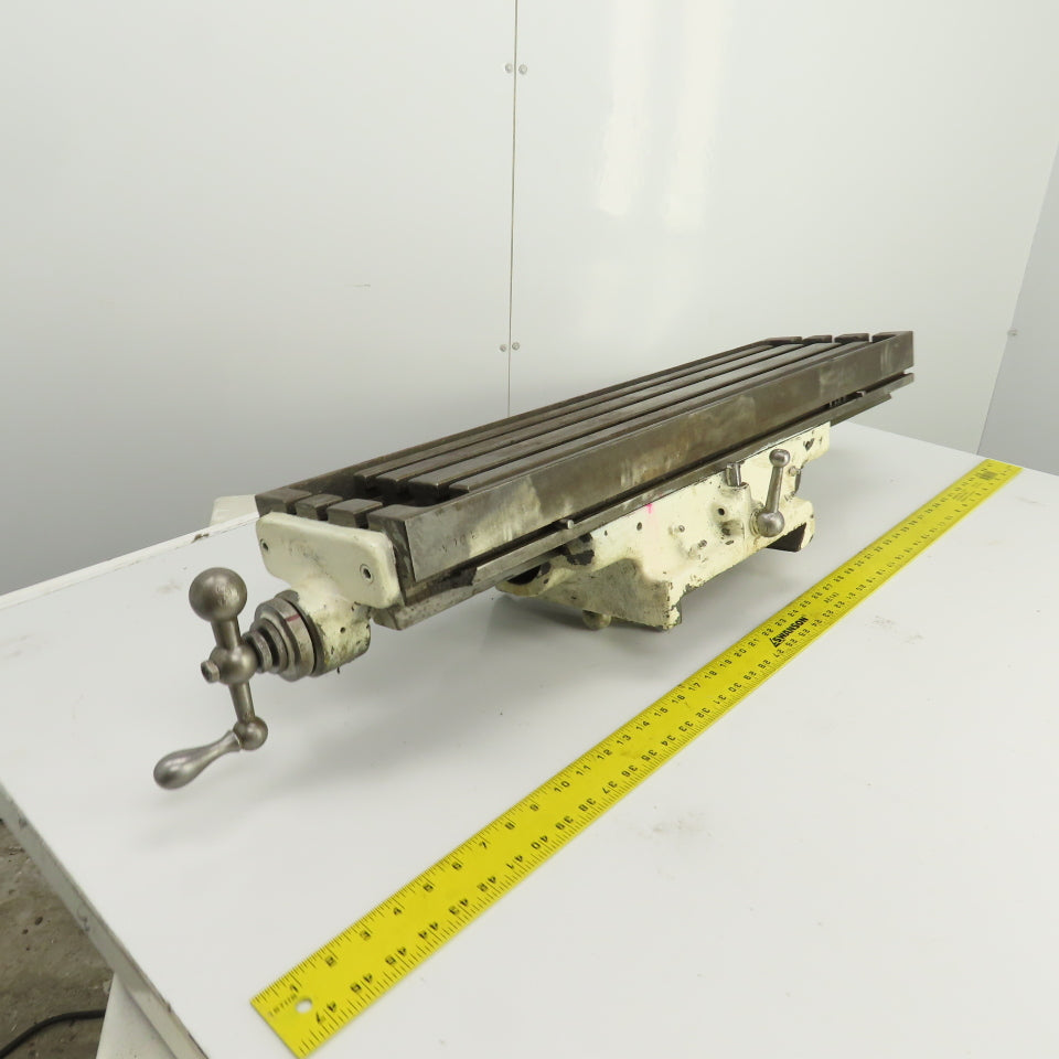 Cleveland No. 1 26" x 6" T-Slot Table From Vertical Milling Machine