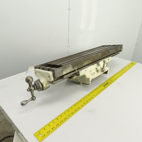 Cleveland No. 1 26" x 6" T-Slot Table From Vertical Milling Machine
