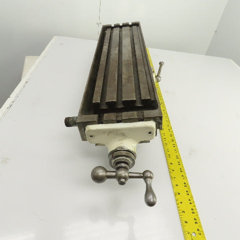 Cleveland No. 1 26" x 6" T-Slot Table From Vertical Milling Machine