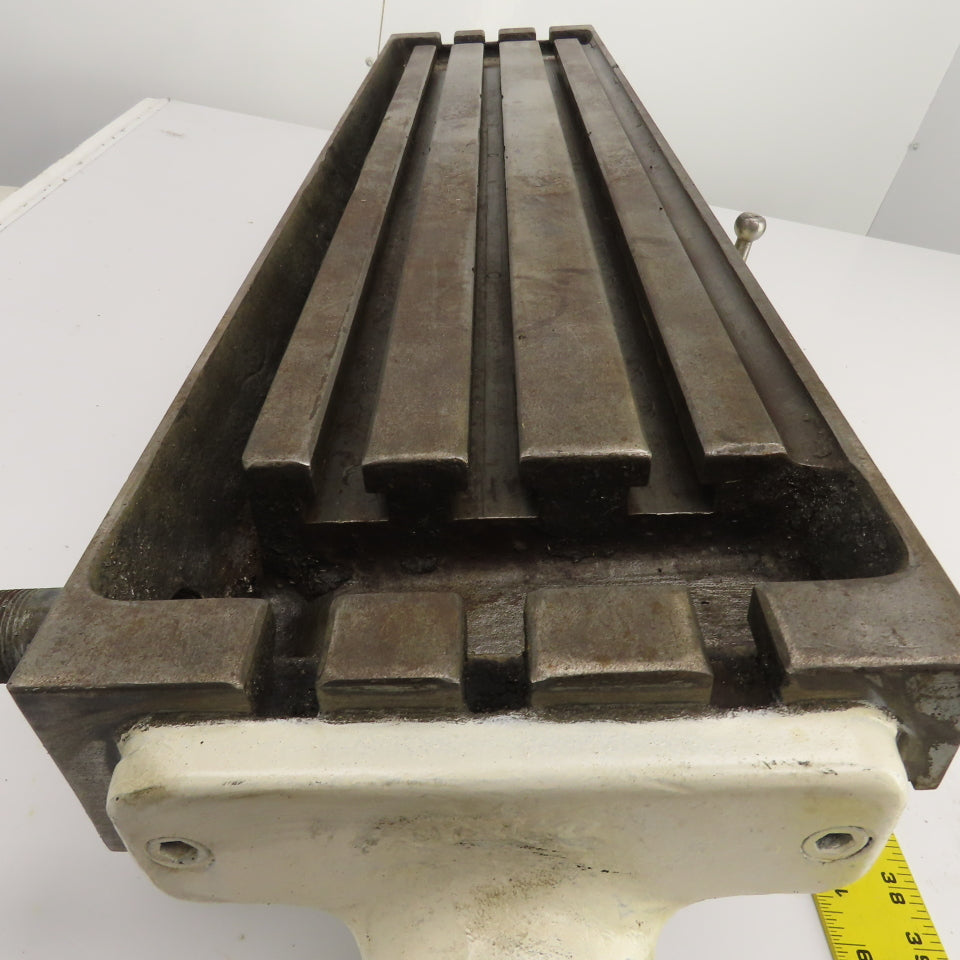 Cleveland No. 1 26" x 6" T-Slot Table From Vertical Milling Machine