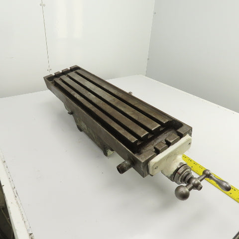 Cleveland No. 1 26" x 6" T-Slot Table From Vertical Milling Machine