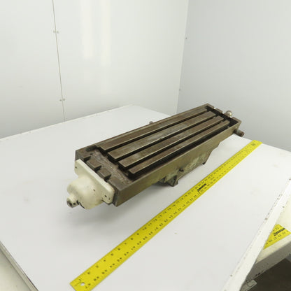 Cleveland No. 1 26" x 6" T-Slot Table From Vertical Milling Machine