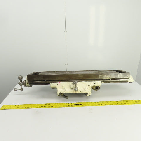 Cleveland No. 1 26" x 6" T-Slot Table From Vertical Milling Machine