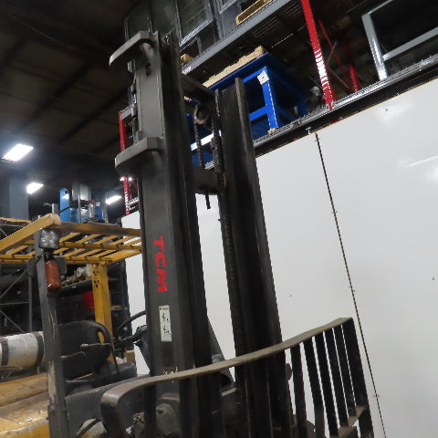 TCM FG35T8 7500Lbs LP Gas Forklift 2 Stage 177" Lift Many Rebuilt Parts See Info