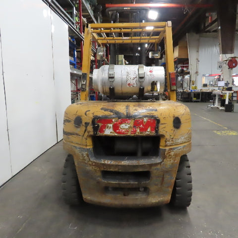 TCM FG35T8 7500Lbs LP Gas Forklift 2 Stage 177" Lift Many Rebuilt Parts See Info