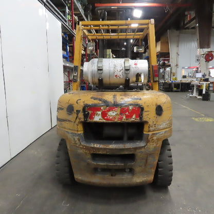 TCM FG35T8 7500Lbs LP Gas Forklift 2 Stage 177" Lift Many Rebuilt Parts See Info