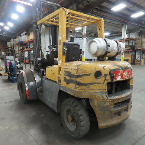 TCM FG35T8 7500Lbs LP Gas Forklift 2 Stage 177" Lift Many Rebuilt Parts See Info