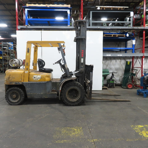 TCM FG35T8 7500Lbs LP Gas Forklift 2 Stage 177" Lift Many Rebuilt Parts See Info