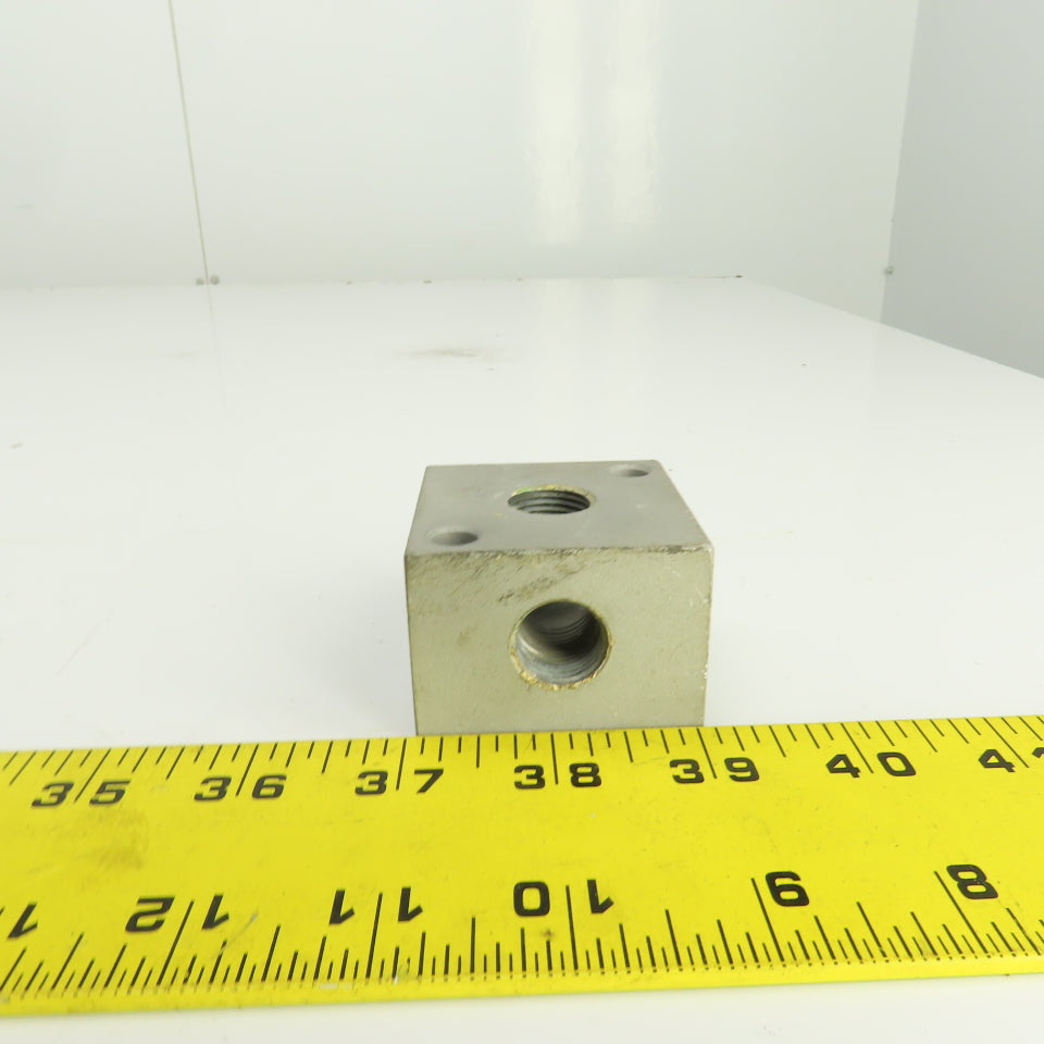 Anver 3-Port Aluminum Pneumatic Air Manifold 3/8" NPT For Vacuum Lifter Spreader