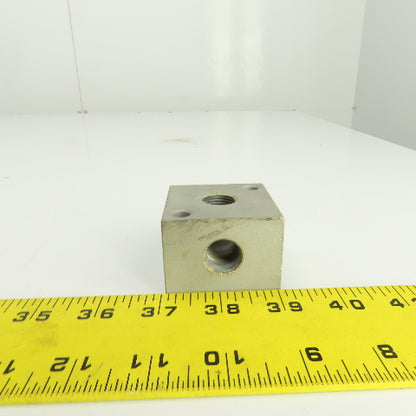 Anver 3-Port Aluminum Pneumatic Air Manifold 3/8" NPT For Vacuum Lifter Spreader