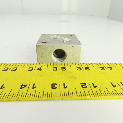 Anver 4-Port Aluminum Pneumatic Air Manifold 3/8" NPT For Vacuum Lifter Spreader