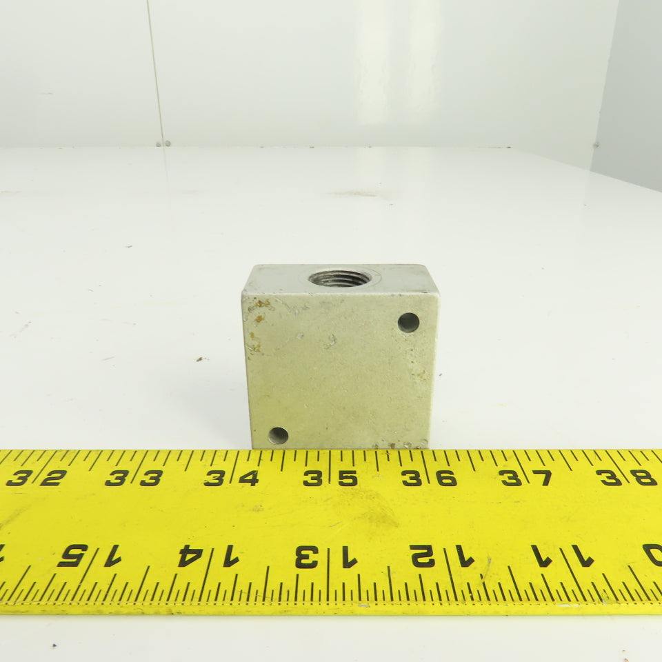 Anver 4-Port Aluminum Pneumatic Air Manifold 3/8" NPT For Vacuum Lifter Spreader