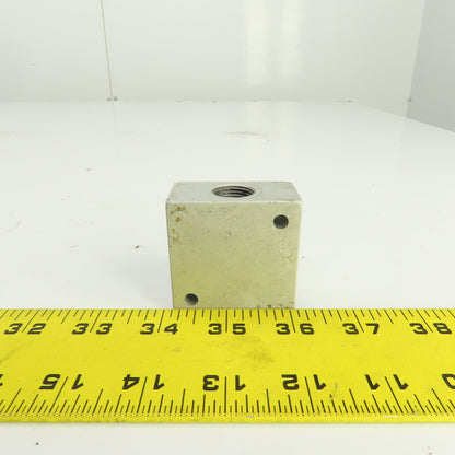 Anver 4-Port Aluminum Pneumatic Air Manifold 3/8" NPT For Vacuum Lifter Spreader
