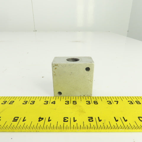 Anver 4-Port Aluminum Pneumatic Air Manifold 3/8" NPT For Vacuum Lifter Spreader