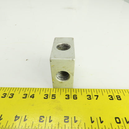 Anver 4-Port Aluminum Pneumatic Air Manifold 3/8" NPT For Vacuum Lifter Spreader