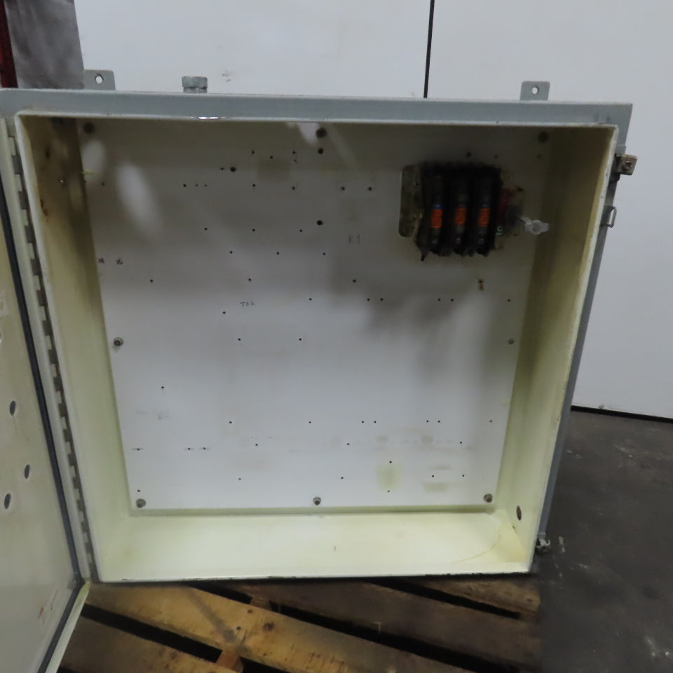 36" x 36" x 8" Wall Mount Electrical Enclosure Cabinet W/ Back Plate