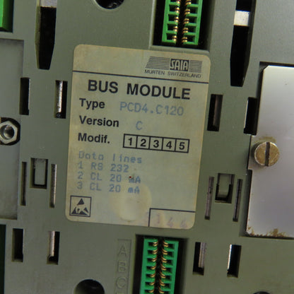 Saia PCD4.C120 Version C Bus Module