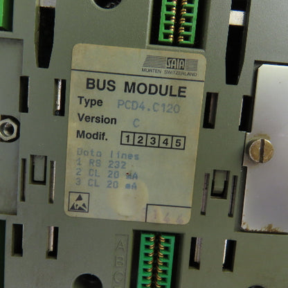 Saia PCD4.C120 Version C Bus Module